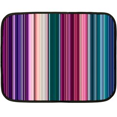 Vertical Line Color Lines Texture Fleece Blanket (mini) by Bangk1t