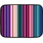 Vertical Line Color Lines Texture Two Sides Fleece Blanket (Mini) 35 x27  Blanket Front