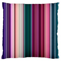 Vertical Line Color Lines Texture Large Cushion Case (two Sides) by Bangk1t