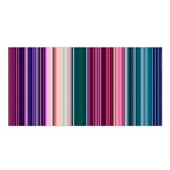 Vertical Line Color Lines Texture Satin Shawl 45  X 80  by Bangk1t