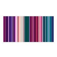 Vertical Line Color Lines Texture Satin Wrap 35  X 70  by Bangk1t