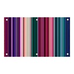 Vertical Line Color Lines Texture Banner and Sign 5  x 3  Front