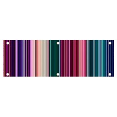 Vertical Line Color Lines Texture Banner And Sign 6  X 2  by Bangk1t