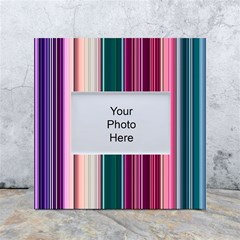 Vertical Line Color Lines Texture White Box Photo Frame 4  X 6  by Bangk1t