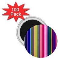 Pastel Colors Striped Pattern 1 75  Magnets (100 Pack)  by Bangk1t