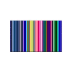 Pastel Colors Striped Pattern Sticker (rectangular) by Bangk1t