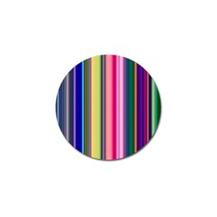 Pastel Colors Striped Pattern Golf Ball Marker (4 Pack) by Bangk1t