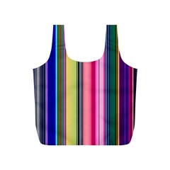 Pastel Colors Striped Pattern Full Print Recycle Bag (s) by Bangk1t