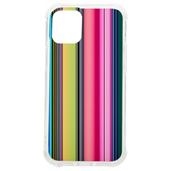 Pastel Colors Striped Pattern Iphone 12 Mini Tpu Uv Print Case	 by Bangk1t