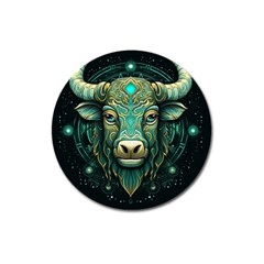 Bull Star Sign Magnet 3  (round) by Bangk1t