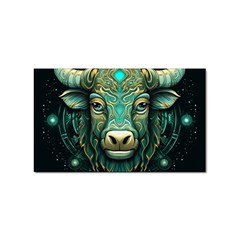 Bull Star Sign Sticker Rectangular (100 Pack) by Bangk1t