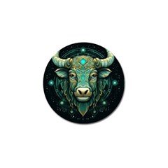 Bull Star Sign Golf Ball Marker by Bangk1t