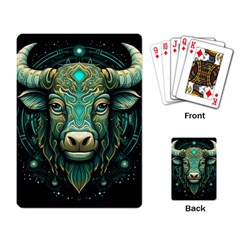 Bull Star Sign Playing Cards Single Design (rectangle) by Bangk1t