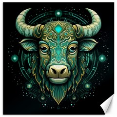 Bull Star Sign Canvas 12  X 12  by Bangk1t