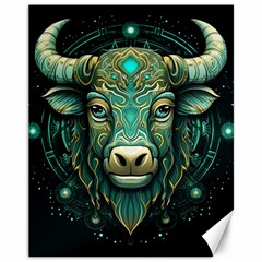 Bull Star Sign Canvas 11  X 14  by Bangk1t