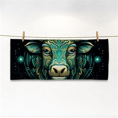 Bull Star Sign Hand Towel