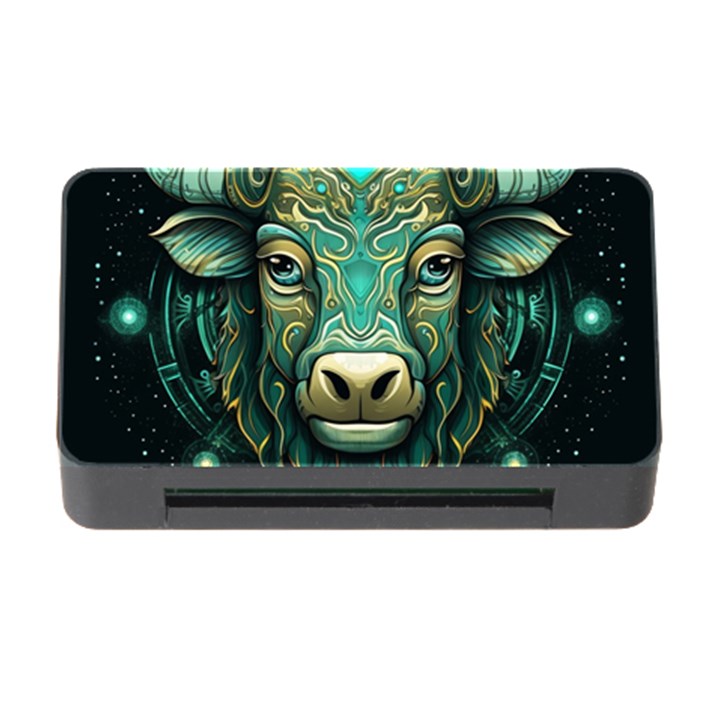 Bull Star Sign Memory Card Reader with CF