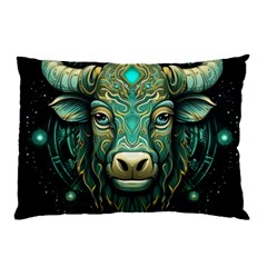 Bull Star Sign Pillow Case (two Sides) by Bangk1t