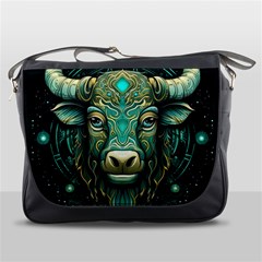 Bull Star Sign Messenger Bag by Bangk1t