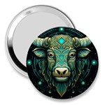 Bull Star Sign 3  Handbag Mirrors Front