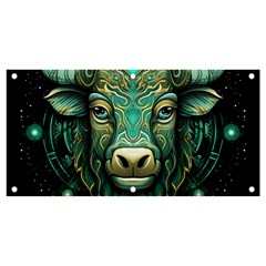 Bull Star Sign Banner And Sign 4  X 2  by Bangk1t