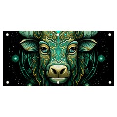 Bull Star Sign Banner And Sign 6  X 3  by Bangk1t