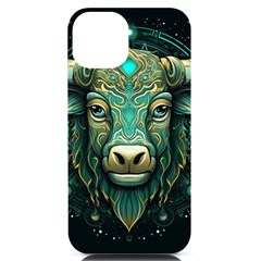 Bull Star Sign Iphone 14 Black Uv Print Case by Bangk1t