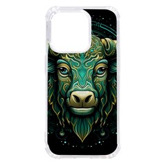 Bull Star Sign Iphone 14 Pro Tpu Uv Print Case by Bangk1t