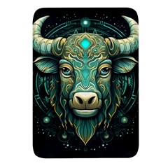 Bull Star Sign Rectangular Glass Fridge Magnet (4 Pack) by Bangk1t