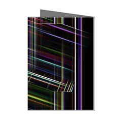 False Prismatic Black Background Mini Greeting Cards (pkg Of 8) by Bangk1t