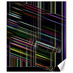 False Prismatic Black Background Canvas 20  X 24  by Bangk1t