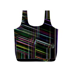 False Prismatic Black Background Full Print Recycle Bag (s) by Bangk1t