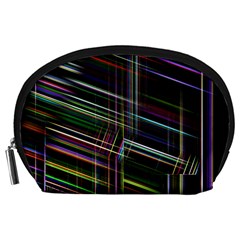 False Prismatic Black Background Accessory Pouch (large) by Bangk1t