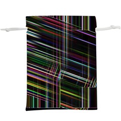 False Prismatic Black Background Lightweight Drawstring Pouch (xl) by Bangk1t