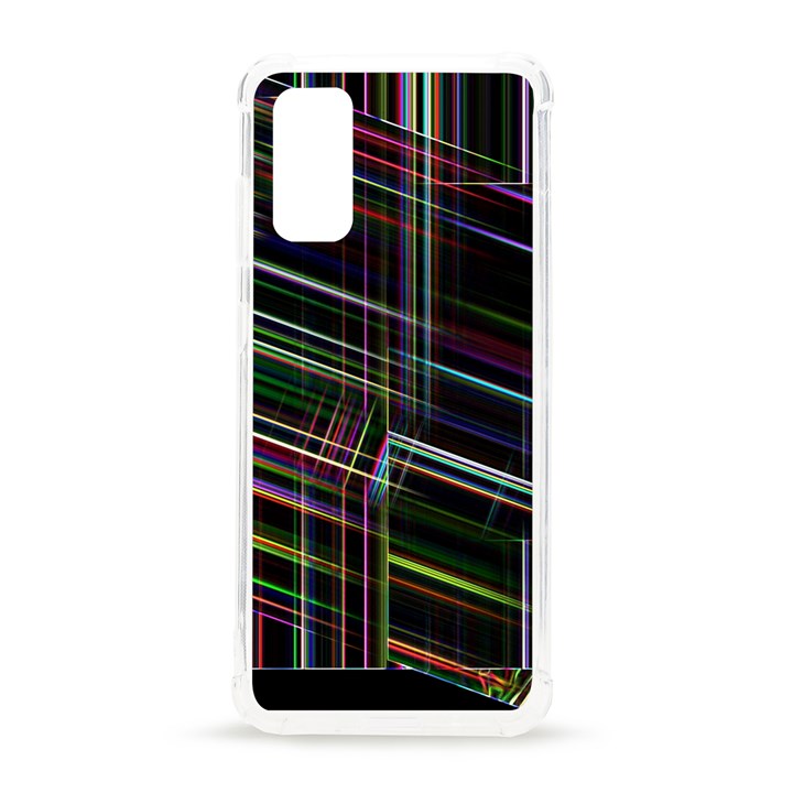 False Prismatic Black Background Samsung Galaxy S20 6.2 Inch TPU UV Case