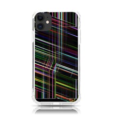 False Prismatic Black Background Iphone 11 Tpu Uv Print Case by Bangk1t