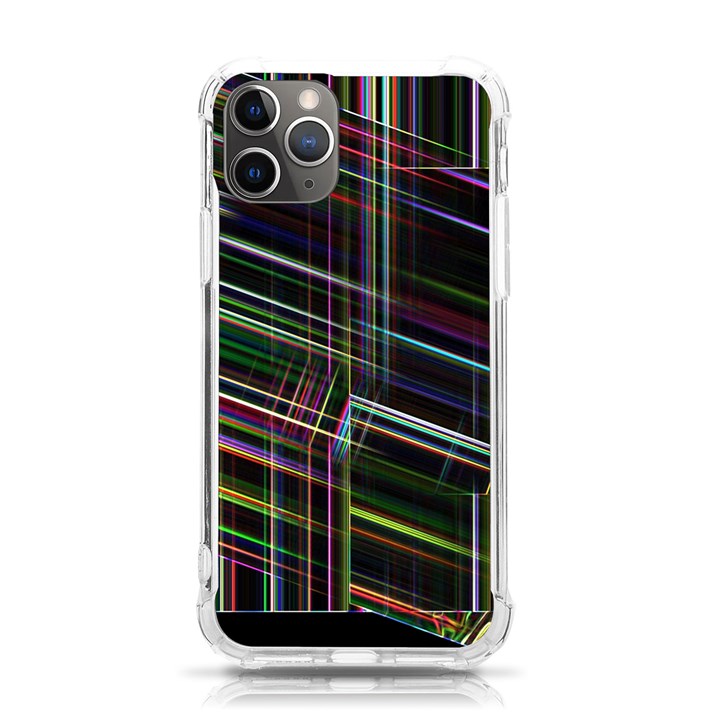 False Prismatic Black Background iPhone 11 Pro 5.8 Inch TPU UV Print Case