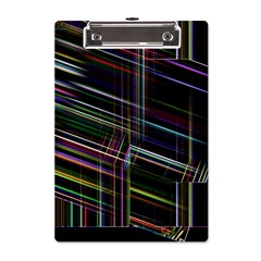 False Prismatic Black Background A5 Acrylic Clipboard by Bangk1t