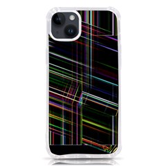 False Prismatic Black Background Iphone 14 Plus Tpu Uv Print Case by Bangk1t