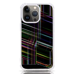 False Prismatic Black Background Iphone 13 Pro Tpu Uv Print Case by Bangk1t