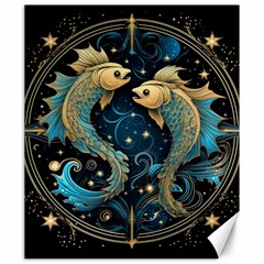 Fish Star Sign Canvas 20  X 24  by Bangk1t