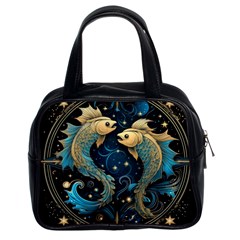 Fish Star Sign Classic Handbag (two Sides) by Bangk1t