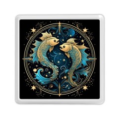 Fish Star Sign Memory Card Reader (square) by Bangk1t