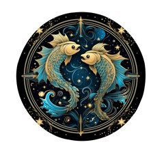 Fish Star Sign Mini Round Pill Box by Bangk1t