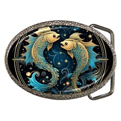 Fish Star Sign Belt Buckles