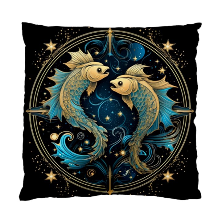 Fish Star Sign Standard Cushion Case (One Side)