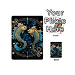 Fish Star Sign Playing Cards 54 Designs (Mini) Front - Spade2