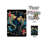 Fish Star Sign Playing Cards 54 Designs (Mini) Front - Heart3