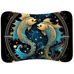 Fish Star Sign Velour Seat Head Rest Cushion by Bangk1t