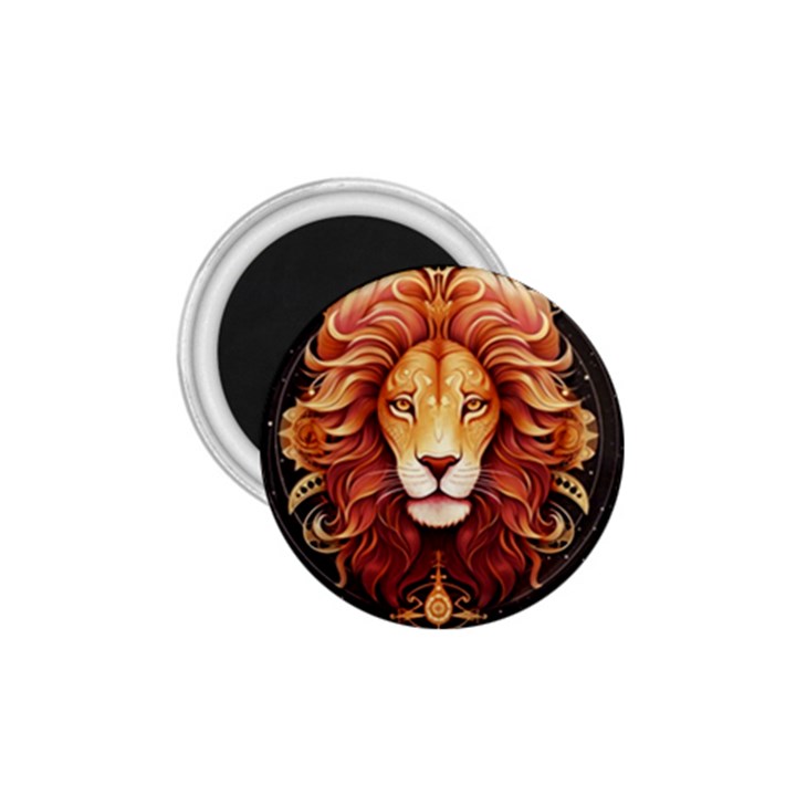 Lion Star Sign Astrology Horoscope 1.75  Magnets